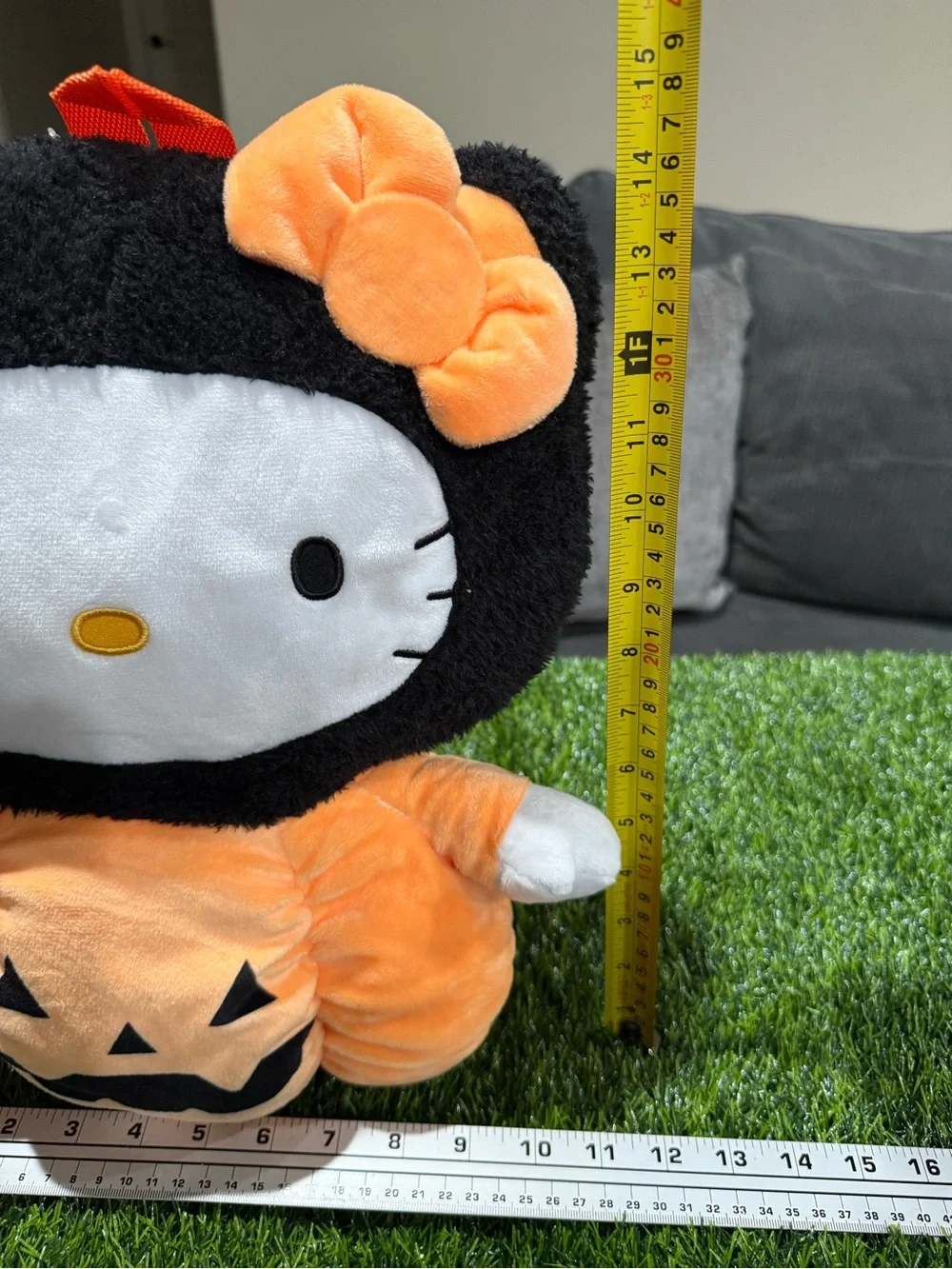 New Hello Kitty Halloween Pumpkin Animated Plush Backpack 17” Spooky Melody